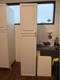 white cabinet (2 for sale)