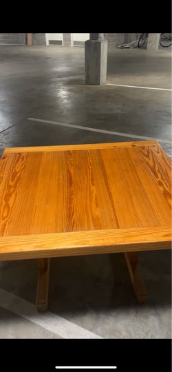 Real wood table