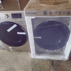 Champagne Washer And Dryer New Scratch And Dent Samsung 