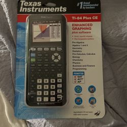Texas Instruments To 84 Plus Ce