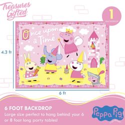 Peppa Pig Fairy Tale Themes Wall Art 