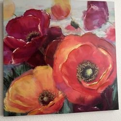 Flower Wall Decorative Canvas 