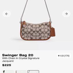 Coach Crystal Swinger 20 