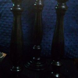 3 Candle Holders 