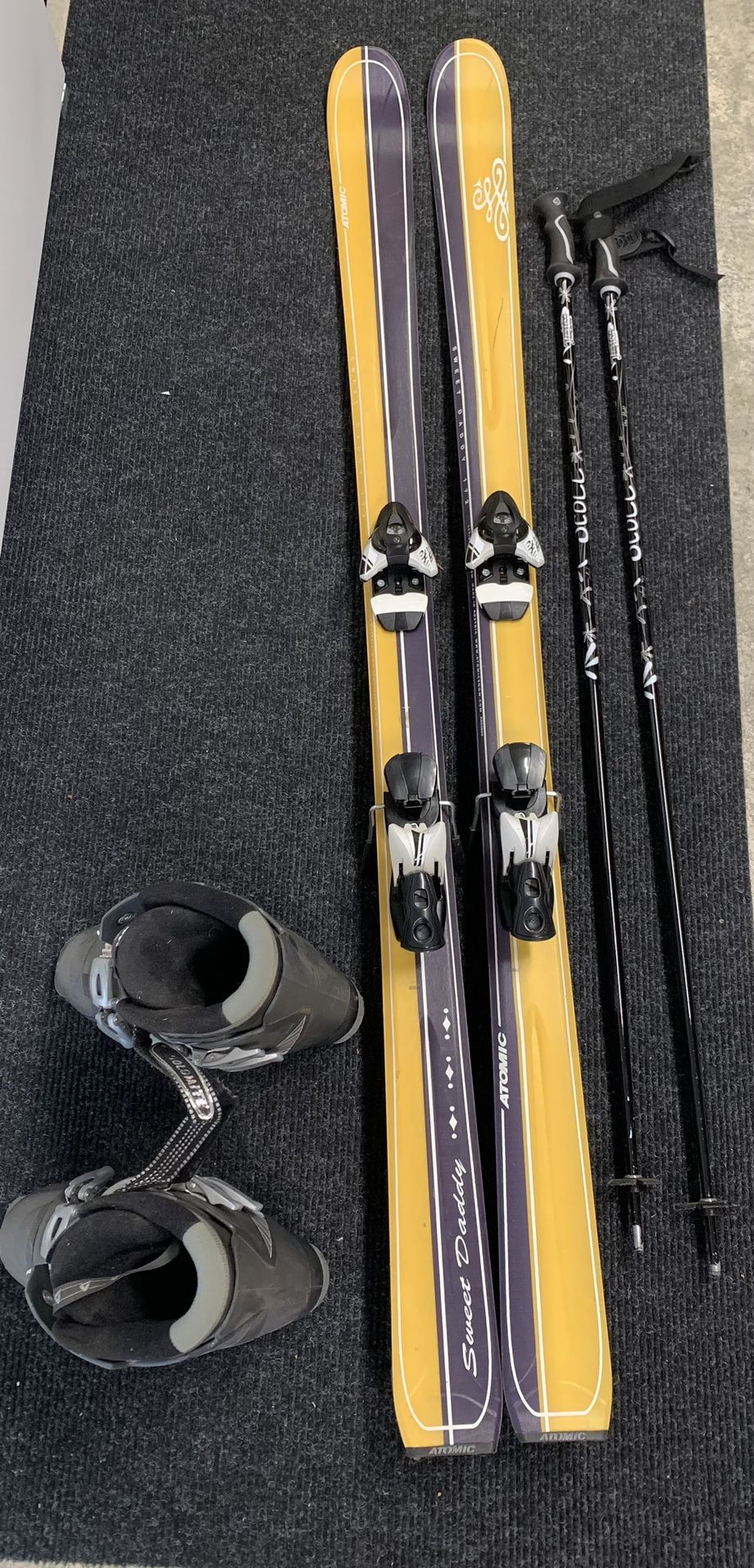 Atomic “Sweet Daddy” Skis And Bindings, Dolomite Boots And Scott Poles
