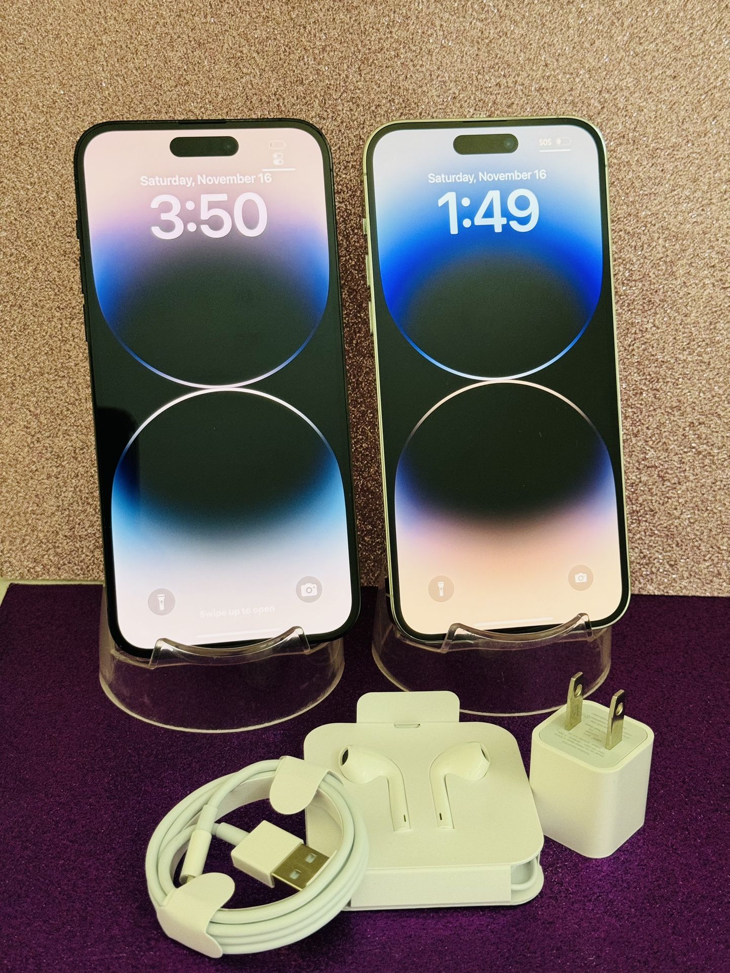 IPhone 14 pro max (128gb) White / Black UNLOCKED