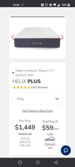 Helix Plus King Mattress