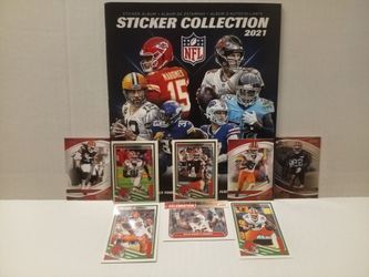 2021 NFL Sticker Collection Album with Score Cards