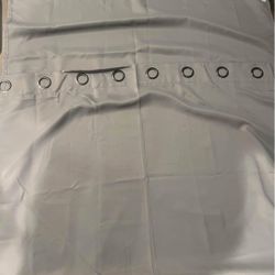 Long Gray Black Out Curtains