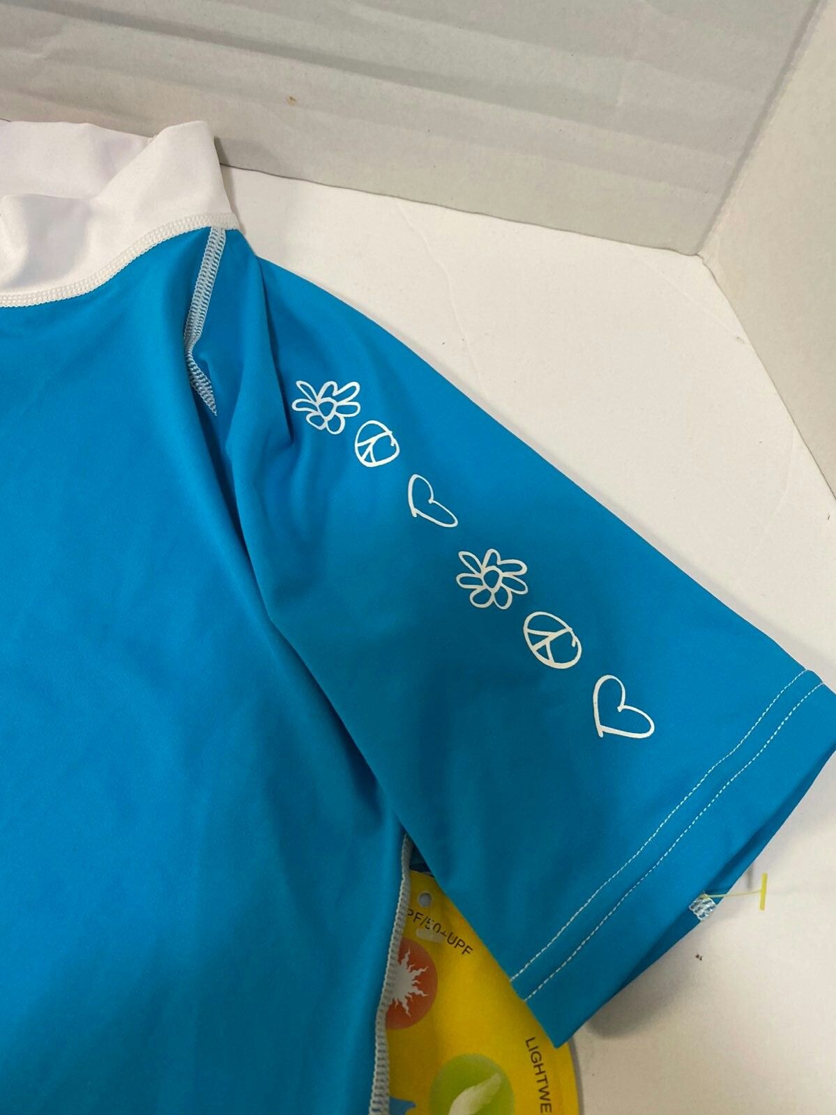 Child short sleeve rash guard uv size 10