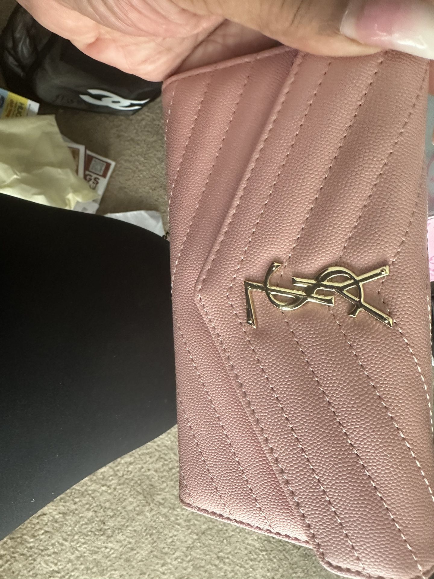 Pink Women’s Crossbody Wallet
