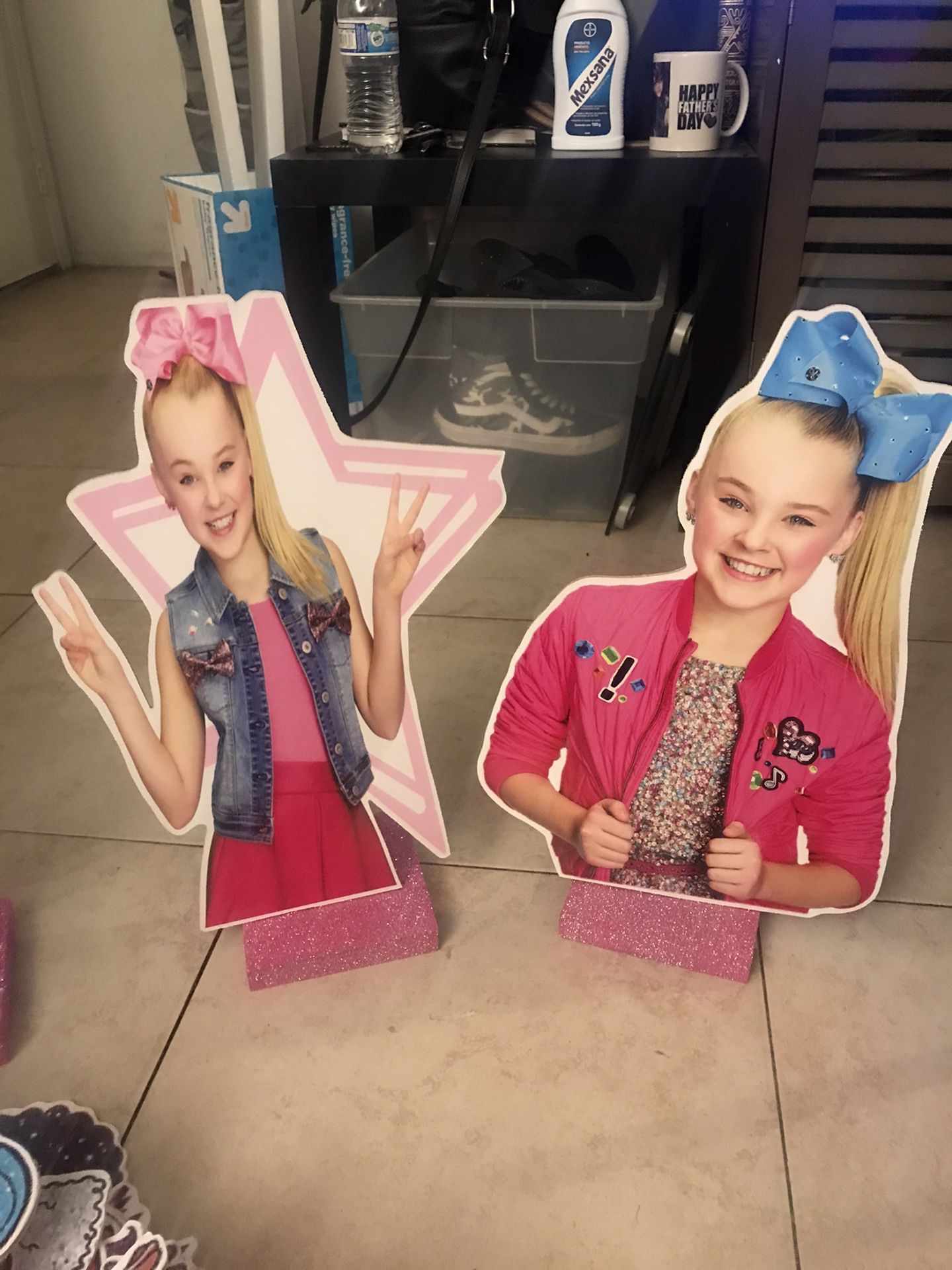 17”- JOJO SIWA WOODEN STANDS - $10 Each