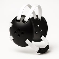 Competition-Ready Youth Headgear -Black/White!
