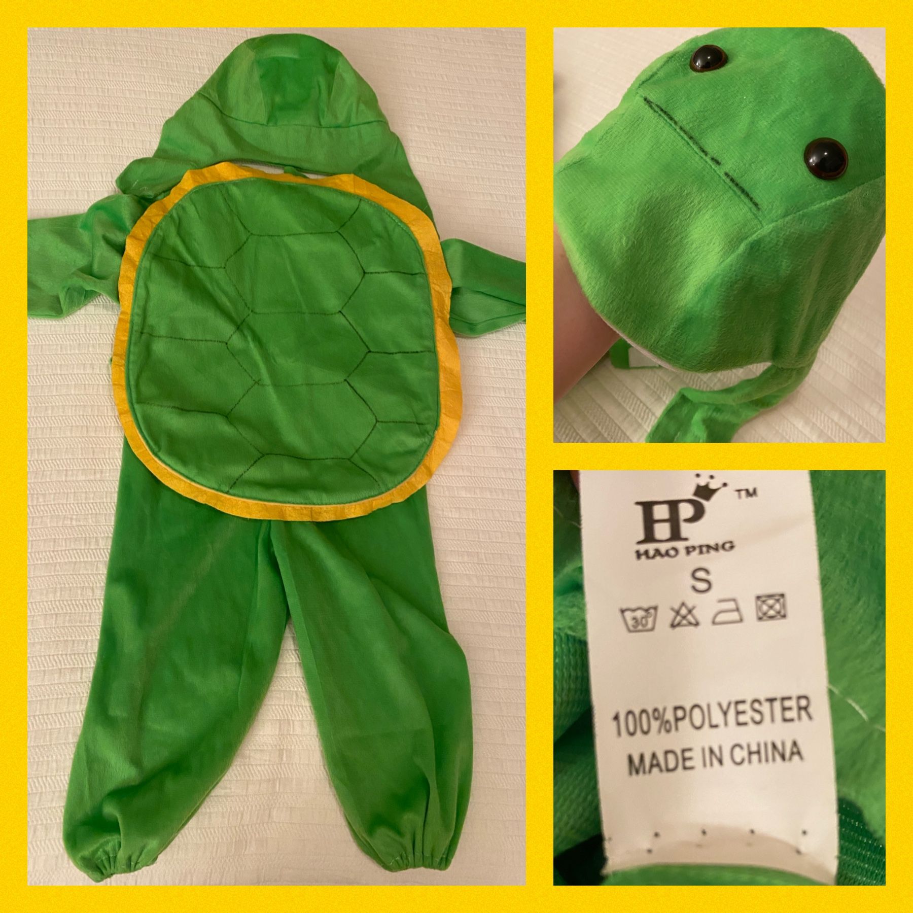 Turtle 🐢 costume little kids Small 3t -5T