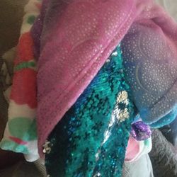 Girls Clean Like New Blankets. Mermaid Tail Blankets 