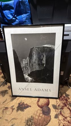 Ansel Adams Framed Black & White Photography Poster