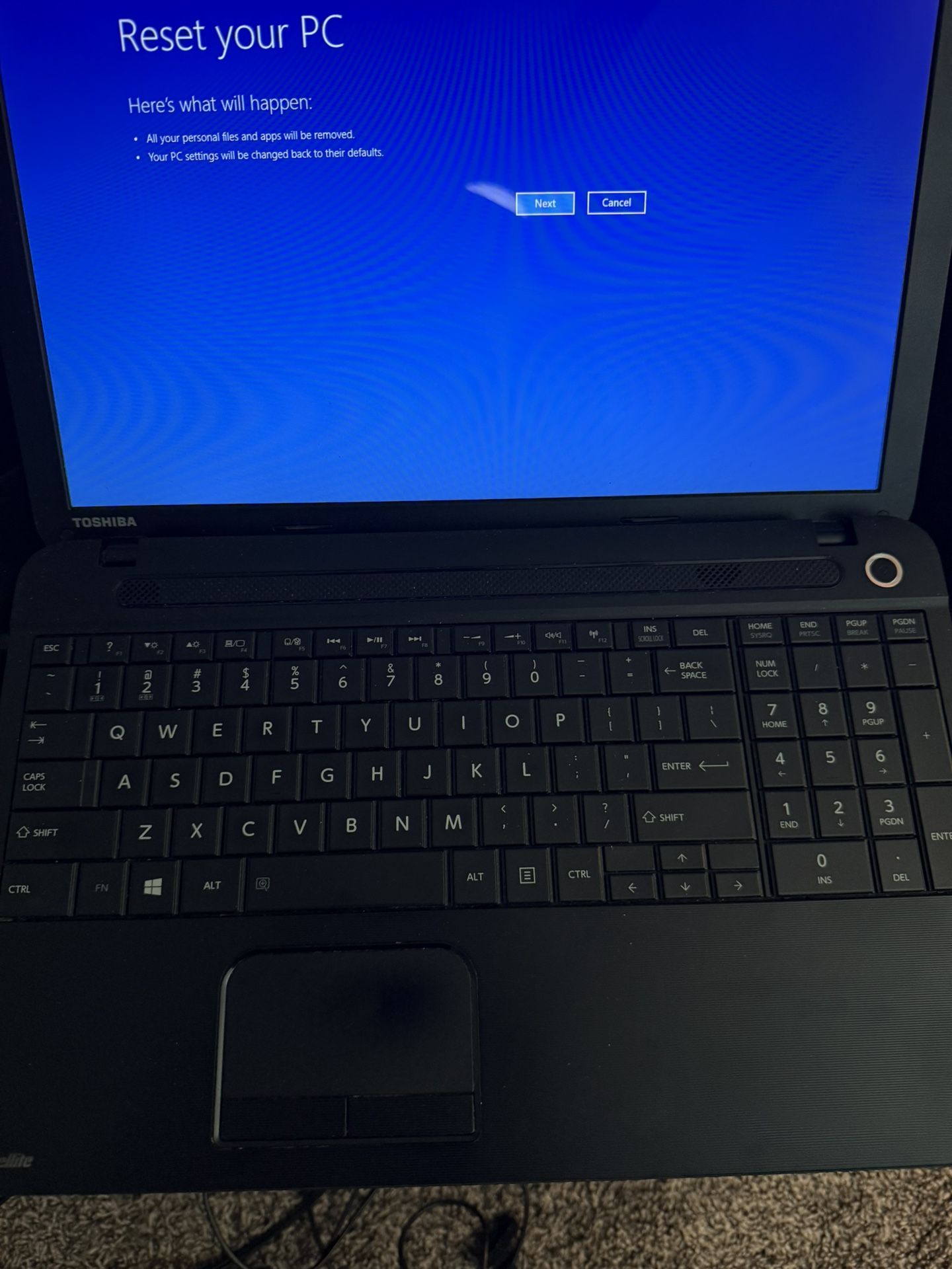 Toshiba Laptop