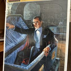 Vintage Dracula Universal Movie Monsters Frame Tray Puzzle Factory Sealed 