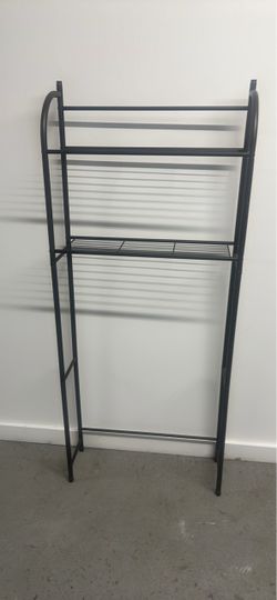 metal toilet bathroom shelf 25”wx9”dx60”h metal toilet bathroom shelf