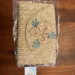 New Woven Bay Sky Purse 