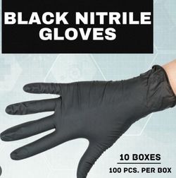 Nitrile Black GLOVES 