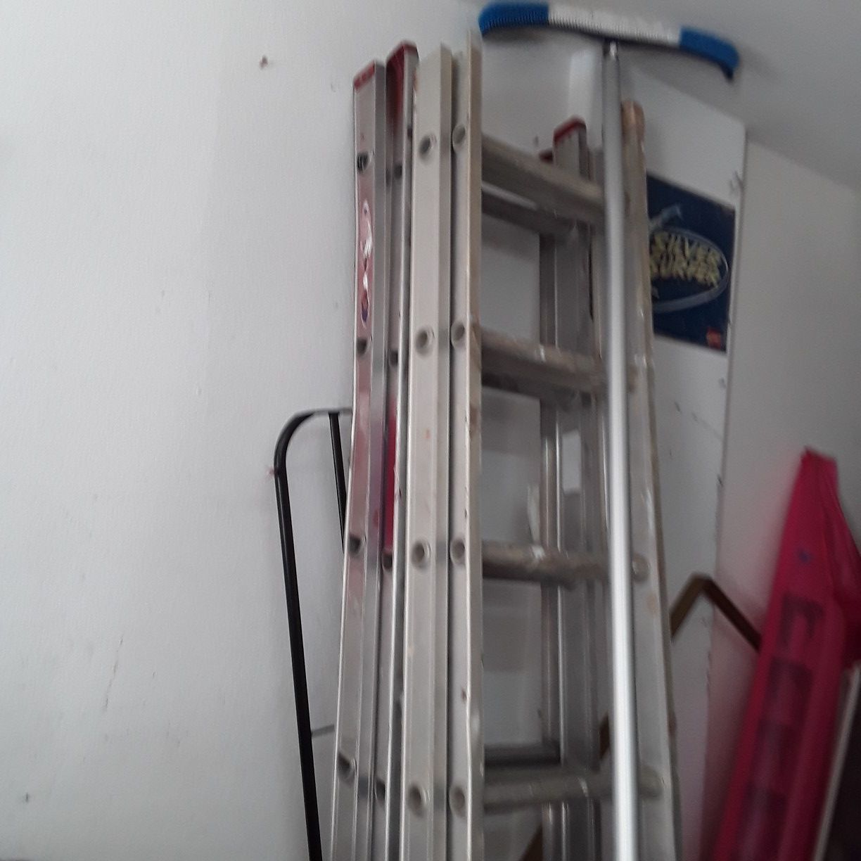 Aluminum ladders 18ft an 12ft ladder