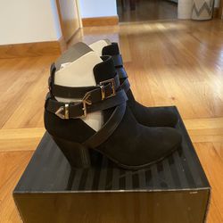 Black Buckle Boots by Victoria’s Secret Size 8