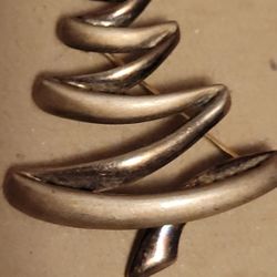 Vintage Sterling  Christmas Tree Pin/Brooch