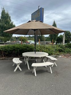 FREE DELIVERY 🚚 Amazing patio set. (REAL WOOD)