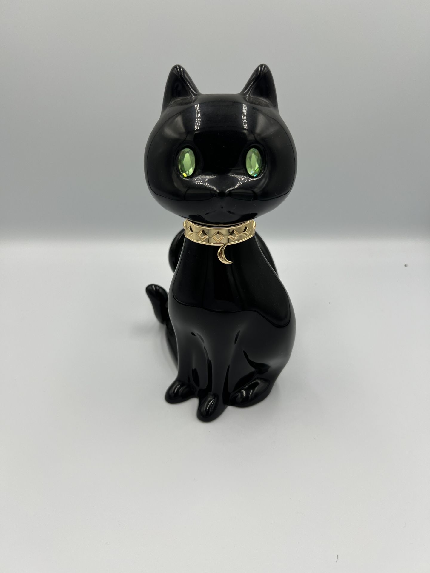 Bath & Body Works 2022 BLACK CAT Single Wick Candle Holder Green Eyes