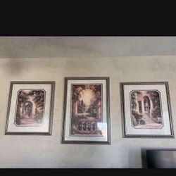 Cuadros De Home Interior Como Nuevos $$70