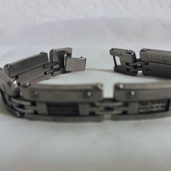 Men's Stainless Steel Cable Bracelet Carbon Fiber