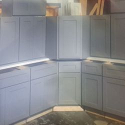 Gray New Kitchen Cabinets