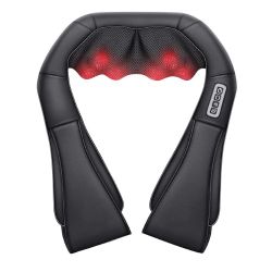 SHIATSU BACK & NECK MASSAGER FOR ULTIMATE RELAXATION AND PAIN RELIEF