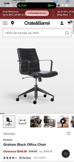 Crate & Barrel Graham Office Chair
