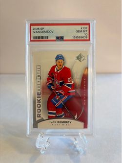 2025-26 SP - Ivan Demidov #137 Rookie Authentics /1749 🔥Low POP🔥 (RC) (Z)