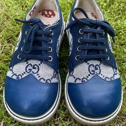 Gucci Kids GG print loafer