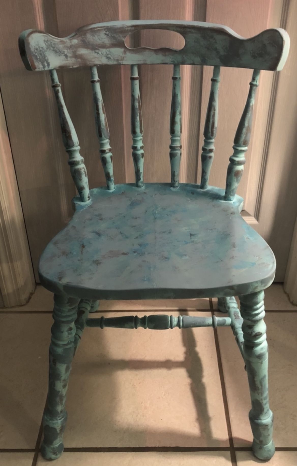 Refurbished Wooden Spindle Chair