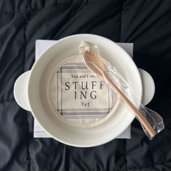 Brand New Bowl And Stuffing Dish