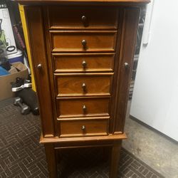 Wooden Jewelry armoire