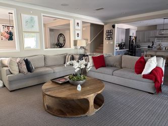 Love seat and couch