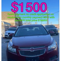 2015 Chevy Cruz No Credit Application No Requirement