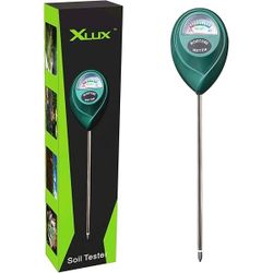 XLUX Soil Moisture Meter, Plant Water Monitor, Hygrometer Sensor for Gardening, Farming, Indoor and Outdoor Plants, No Batteries Required