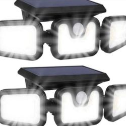 Solar Outdoor Lights, Motion Sensor Outdoor Lights, 50W 100COB IP65 Waterproof Adjustable Solar Security Lights, CANMEIJIA Solar Flood Lights Outdoor 