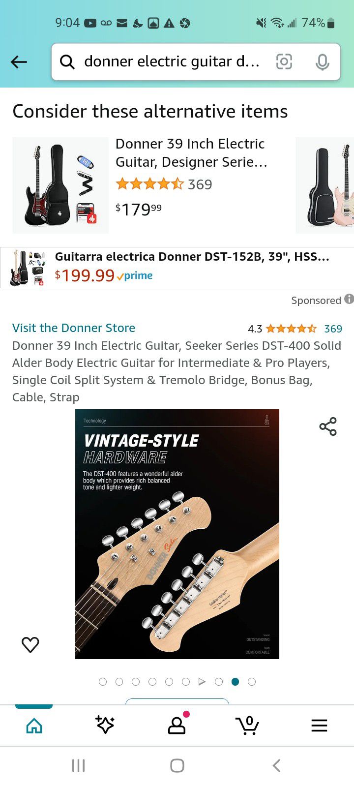 Brand New In Box Electric Guitar DST 400