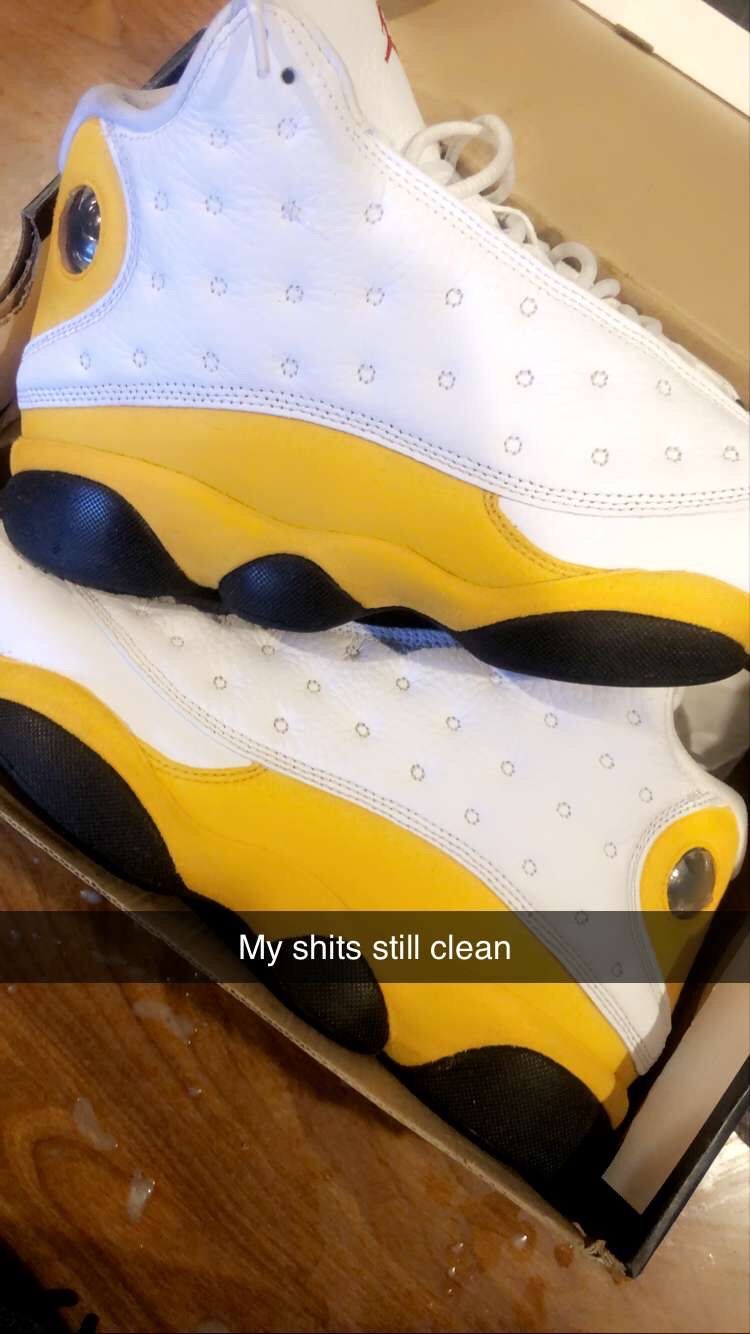 Jordan 13 Yellow And White