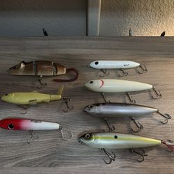 Various Top Water Lures (Bass and Striped Bass)