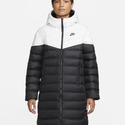 Nike Sportswear Therma-FIT Repel Windrunner Women's Hooded Parka Black White XS