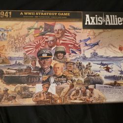 AXIS AND ALLIES 1941 WWII STRATEGY GAME COMPLETE