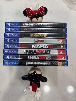 PS4 Game Lot (8 Games) - GTA V, Call of Duty, Batman Arkham Knight & More